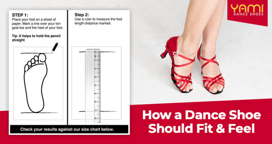 Dance Shoe Size Chart