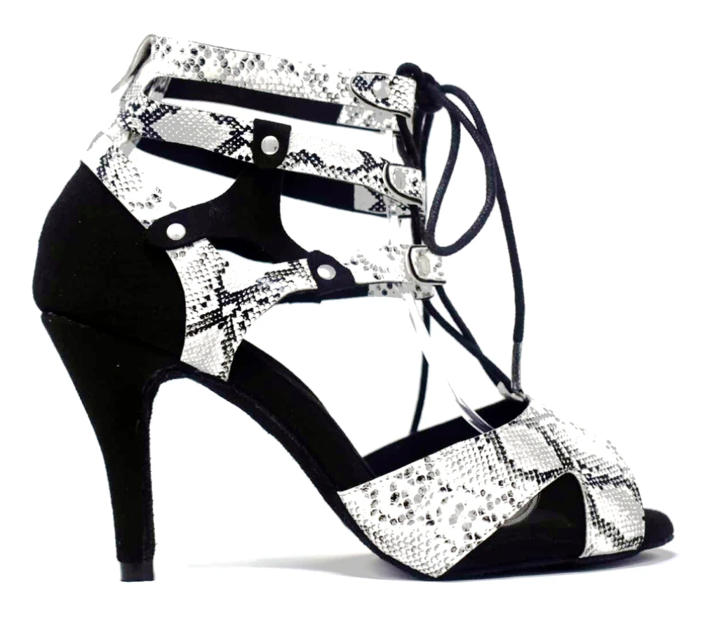 Full Lace Up Dance Shoes Adjustable Fit for Wide & Narrow Feet Yami