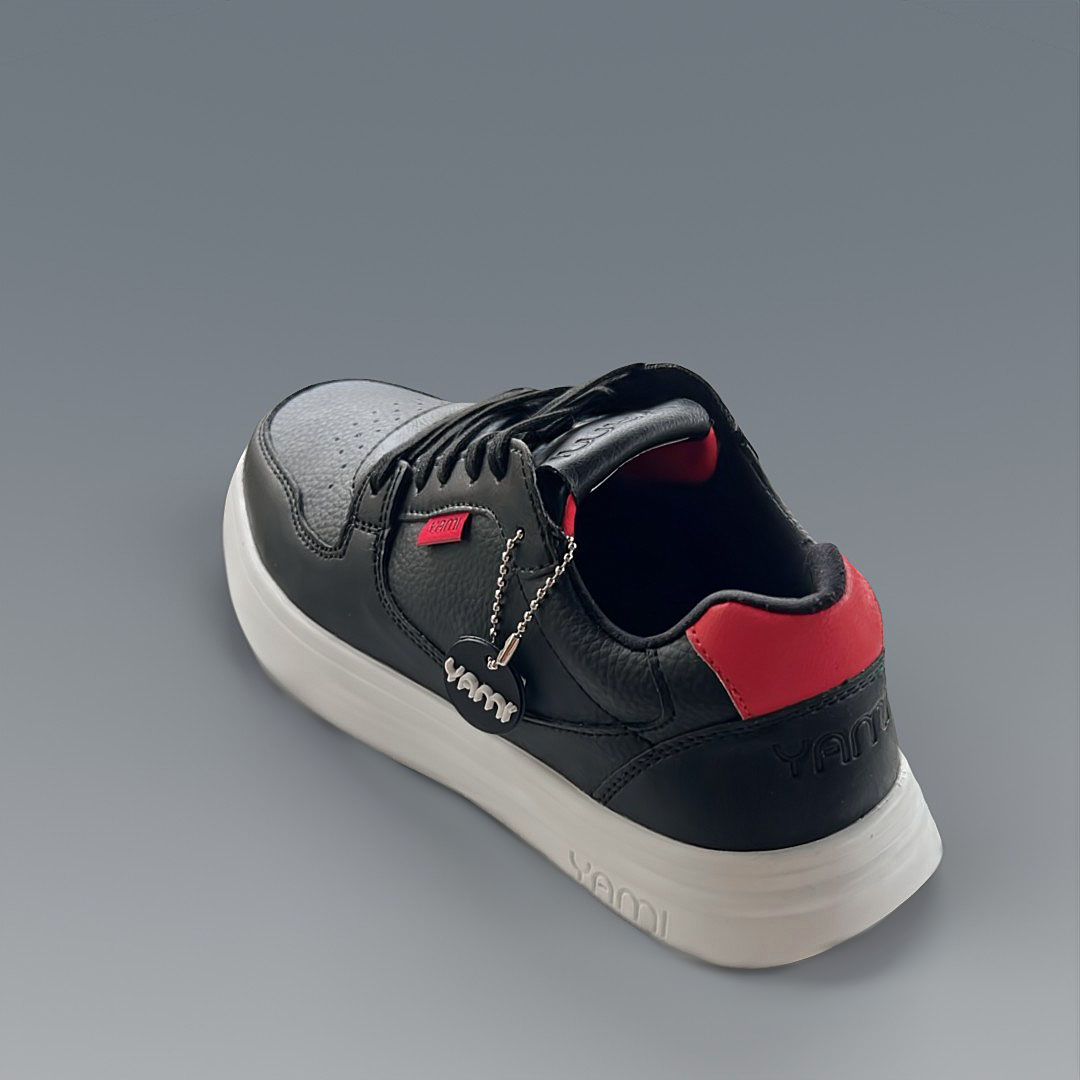 SpinSole 01 G2 Black/Fire Red, Men's & Women's Dance Sneaker