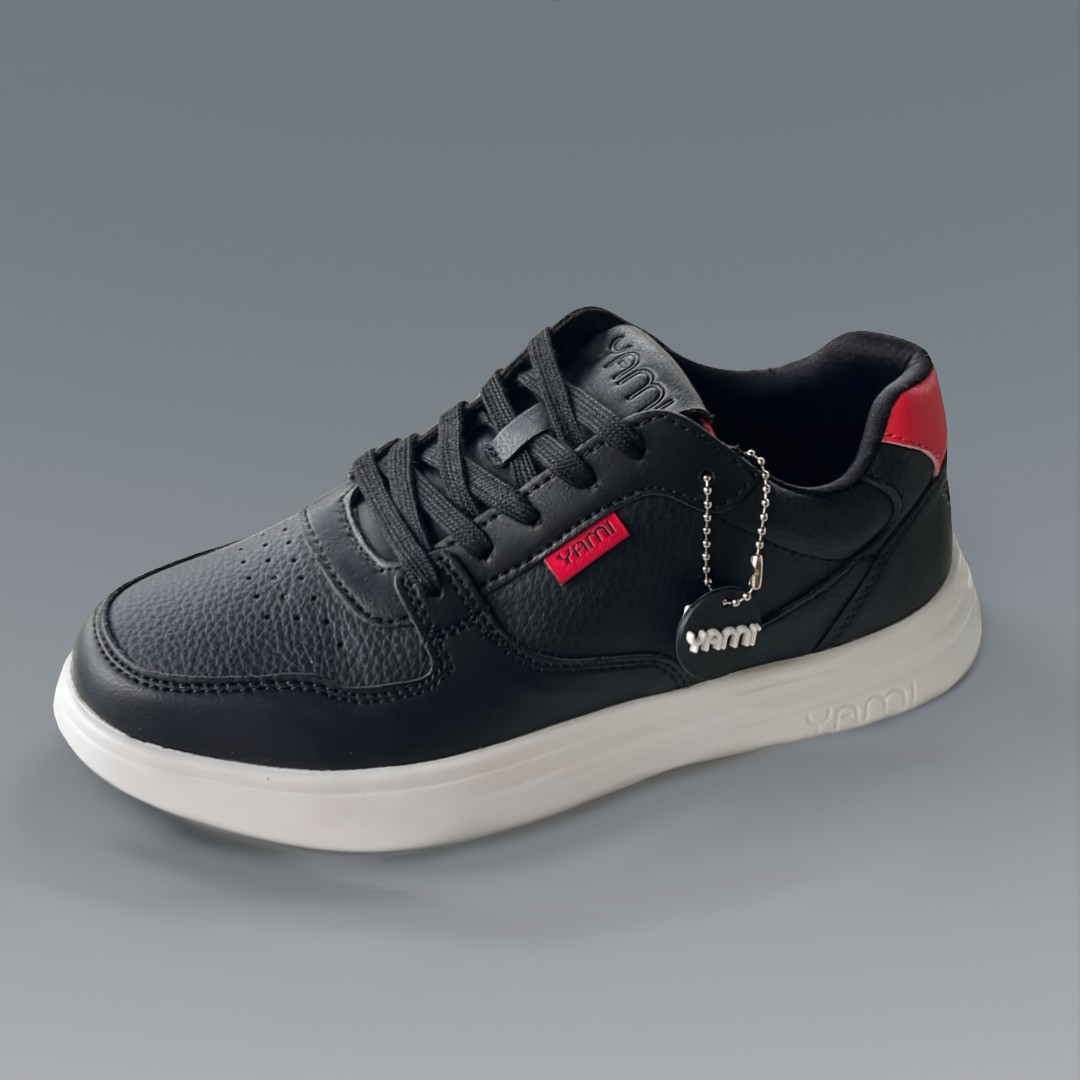 SpinSole 01 G2 Black/Fire Red, Men's & Women's Dance Sneaker