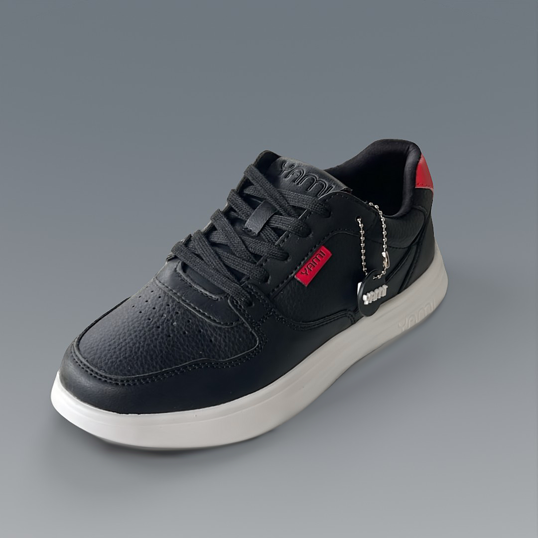 SpinSole 01 G2 Black/Fire Red, Men's & Women's Dance Sneaker