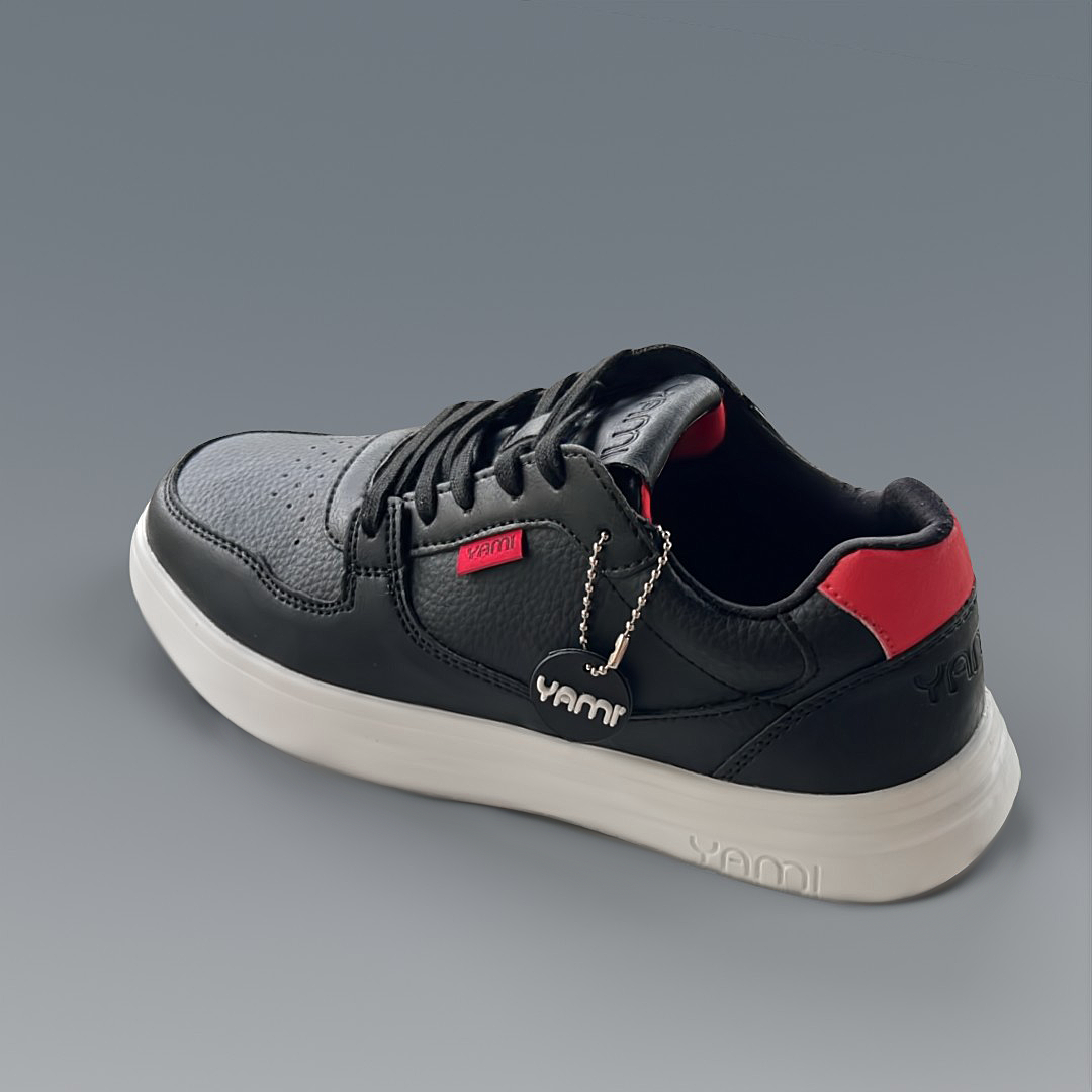 SpinSole 01 G2 Black/Fire Red, Men's & Women's Dance Sneaker
