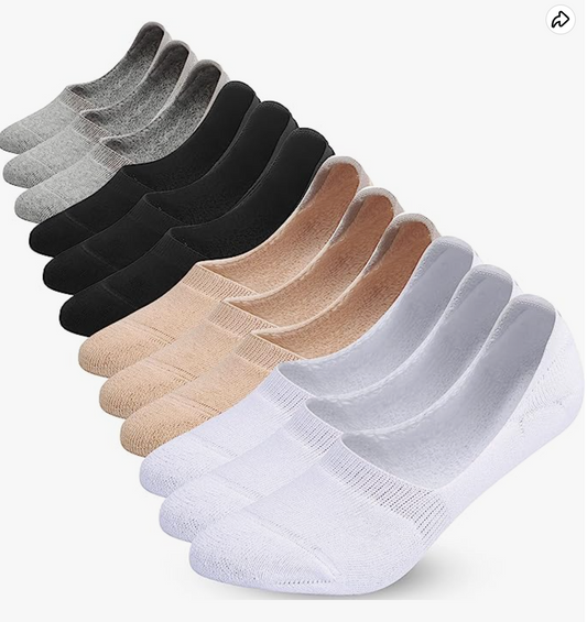 NO-SHOW INVISIBLE SOCKS