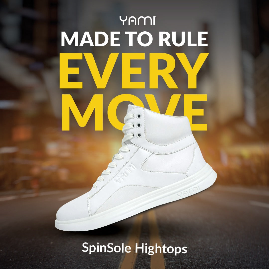 Versatile All White Dance Sneakers for Every Surface | Yami Shoes