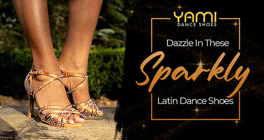 Dazzle in These Sparkly Latin Dance Shoes