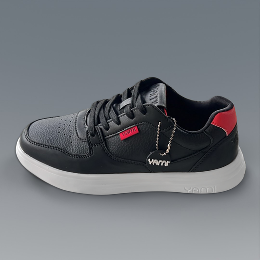 SpinSole 01 G2  Black/Fire Red, Men's & Women's Dance Sneaker
