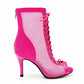 Tamia Mesh Bootie Pink