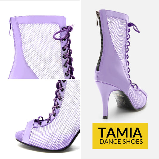 Tamia Mesh Bootie Lavender