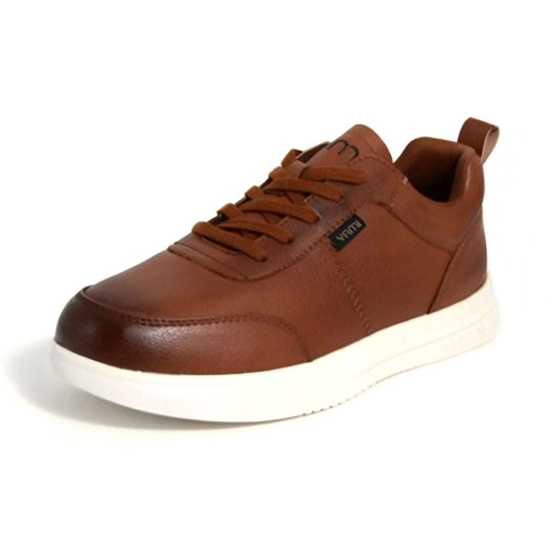 SpinSole Brown Dress/Dance Sneakers – Sleek Vegan Footwear | Yami Shoes, W-9 / M-7 | Padded Insole Dance Shoes