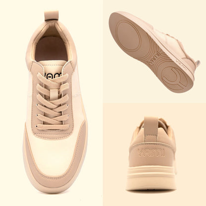 SpinSole Dance Sneaker-Beige-2