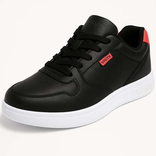 SpinSole 01 G2  Black/Fire Red, Men's & Women's Dance Sneaker
