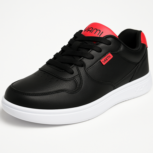 SpinSole 01 G2  Black/Fire Red, Men's & Women's Dance Sneaker